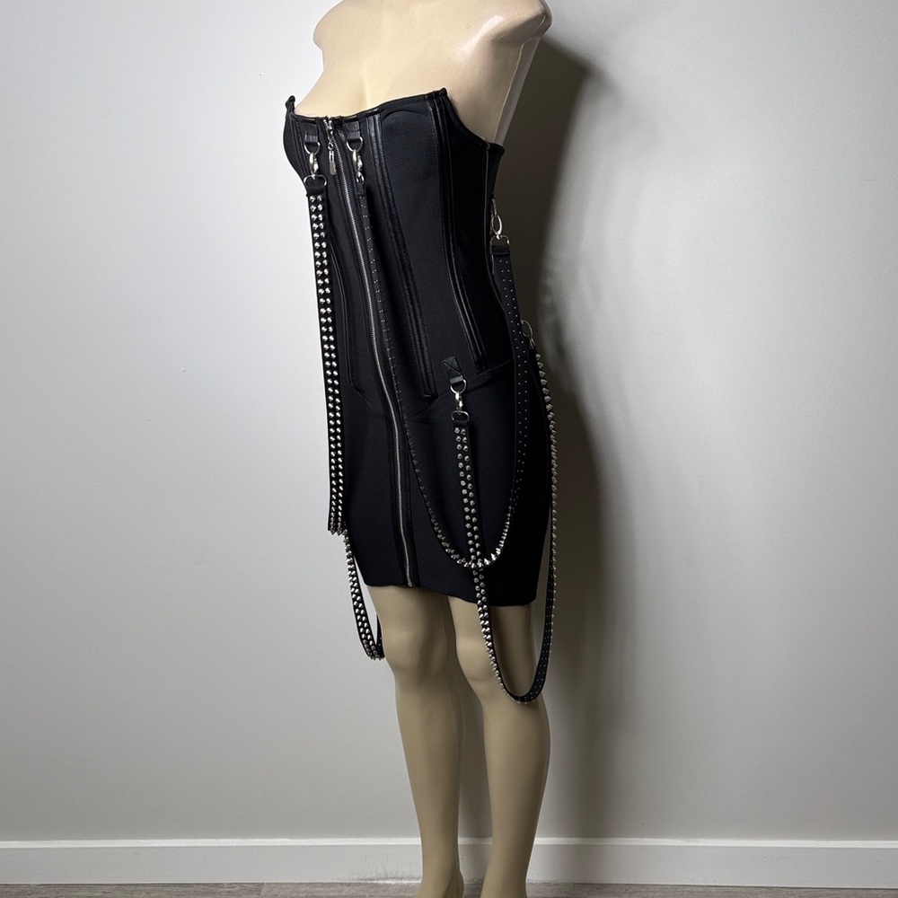 AKIRA Vicky Vixen Stretch corset dress black - Picture 5 of 9